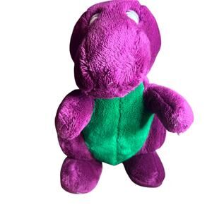 Vintage 1990 Barney The Dinosaur Closed Mouth 12in Plush Original Dakin Rare‎